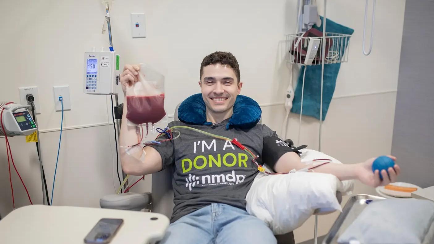 Photo of Noah, blood stem cell donor