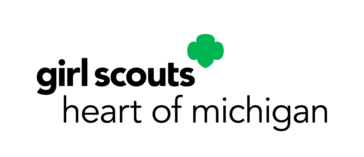Girl Scouts Heart of Michigan logo logo