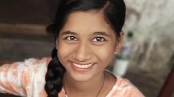 young girl in India