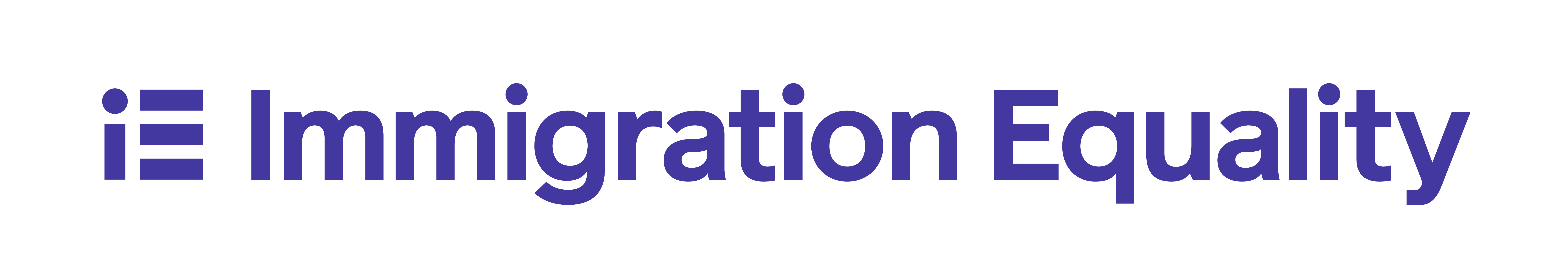 Immigration Equality logo logo