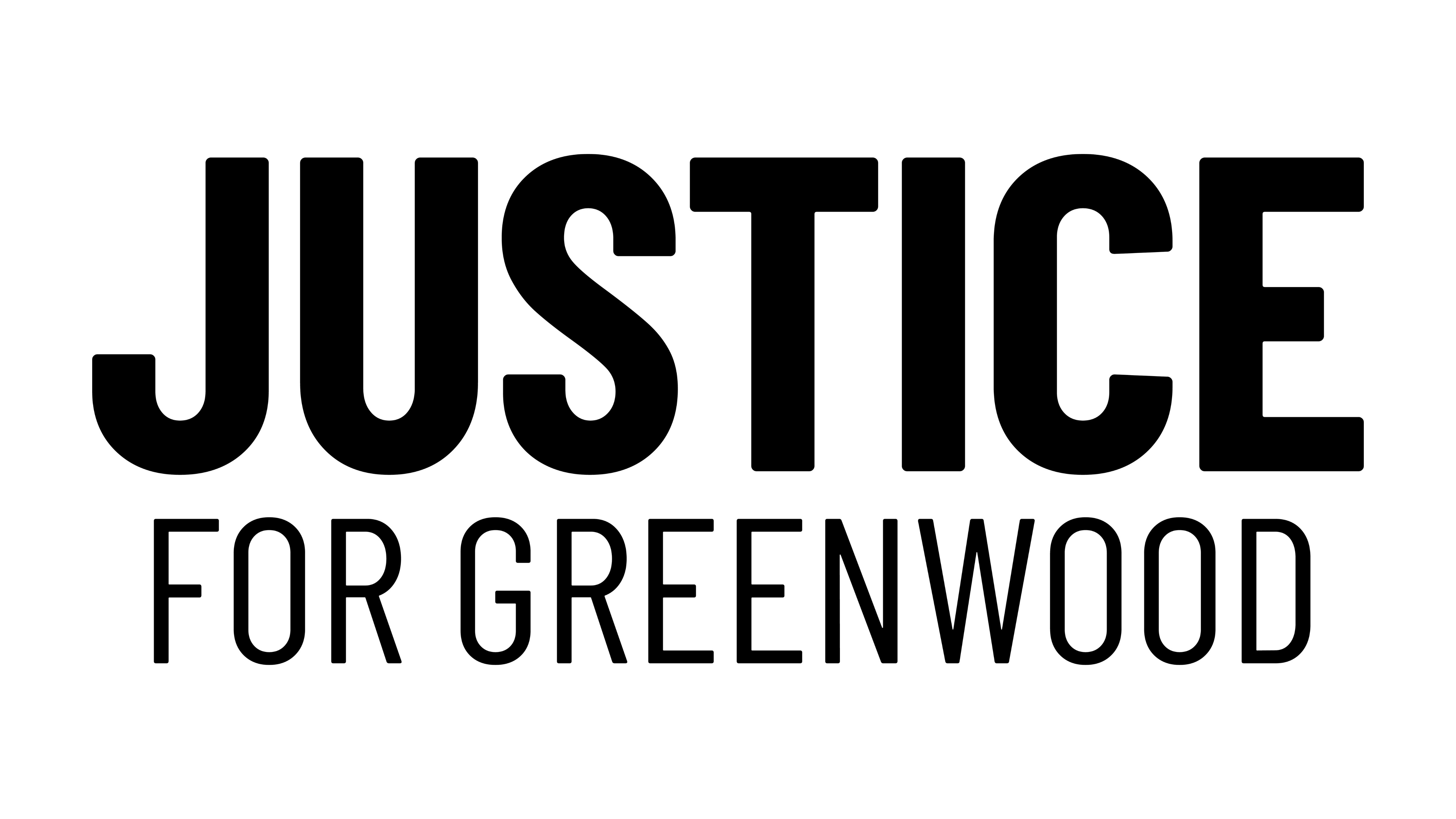 Justice For Greenwood  logo logo