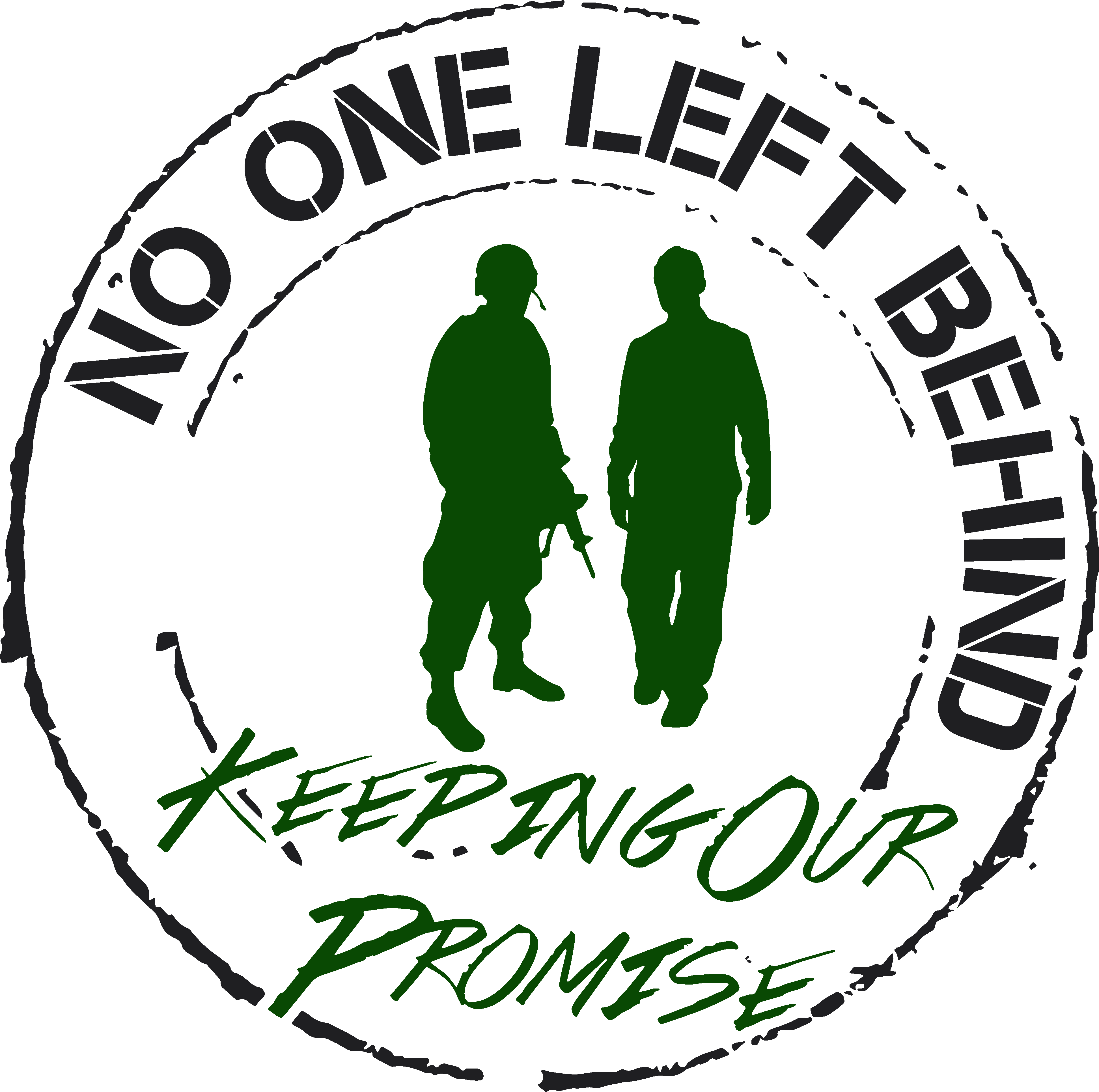 No One Left Behind logo logo