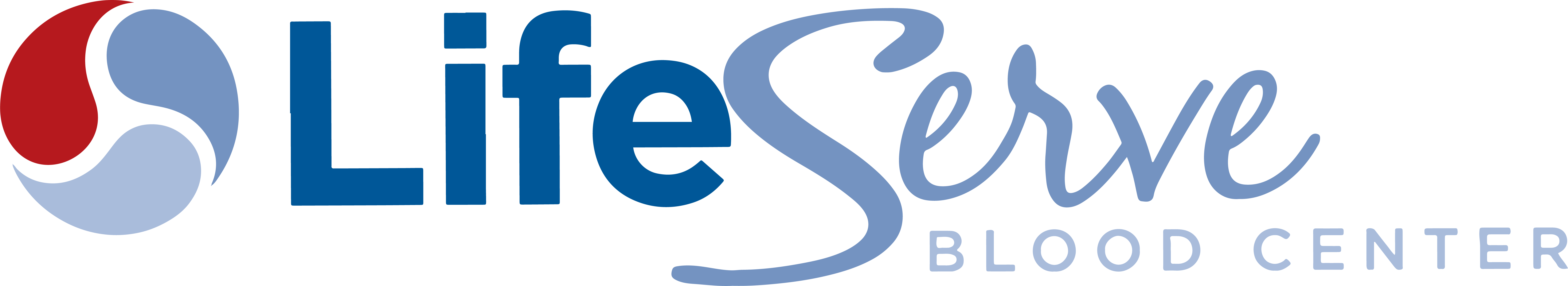 LifeServe Blood Center logo logo