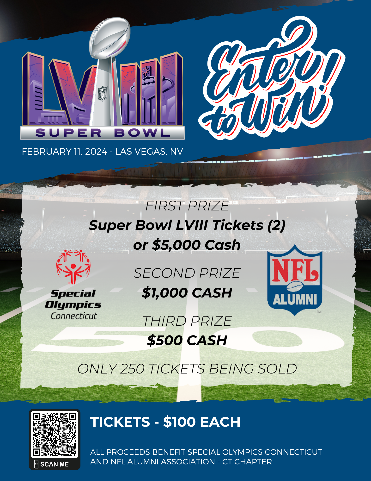 Super Bowl Raffle Launch Party