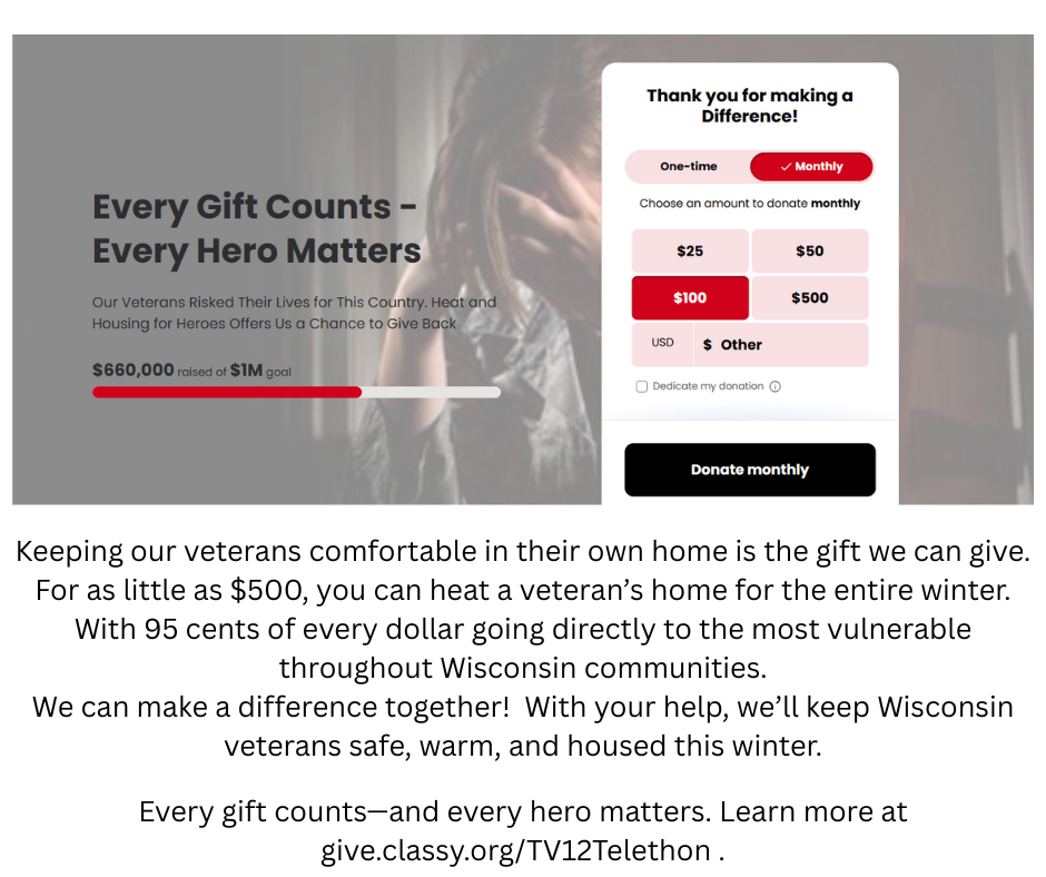 Donate to the Keep Wisconsin Warm/Cool Fund