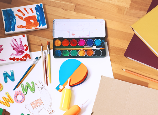 Inspire minds and lift spirits. Your gift helps provide supplies and resources that spark creativity and build skills for the future.