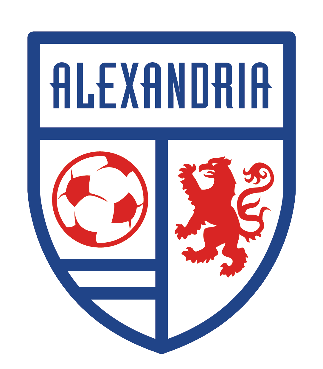 Alexandria Soccer Association logo logo