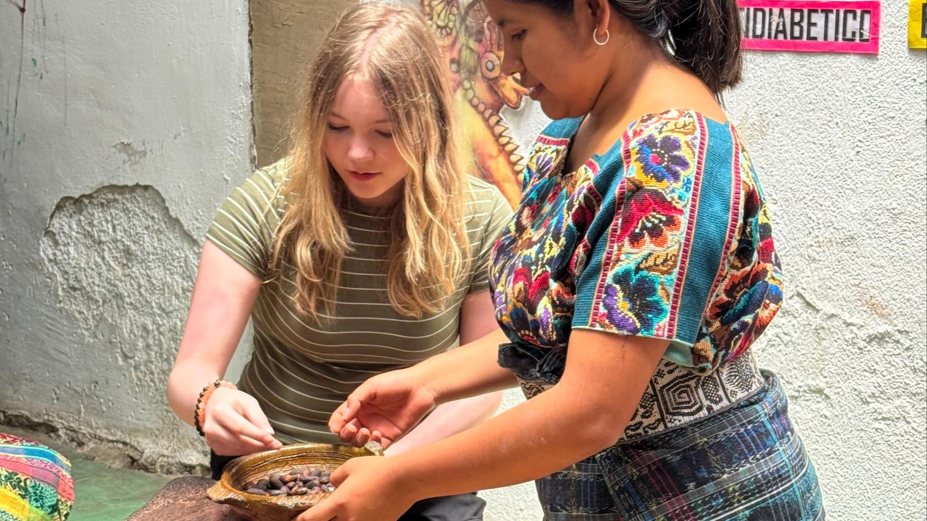 Scholars walking to event during Silicon Valley Immersion Camp in Santa Clara
