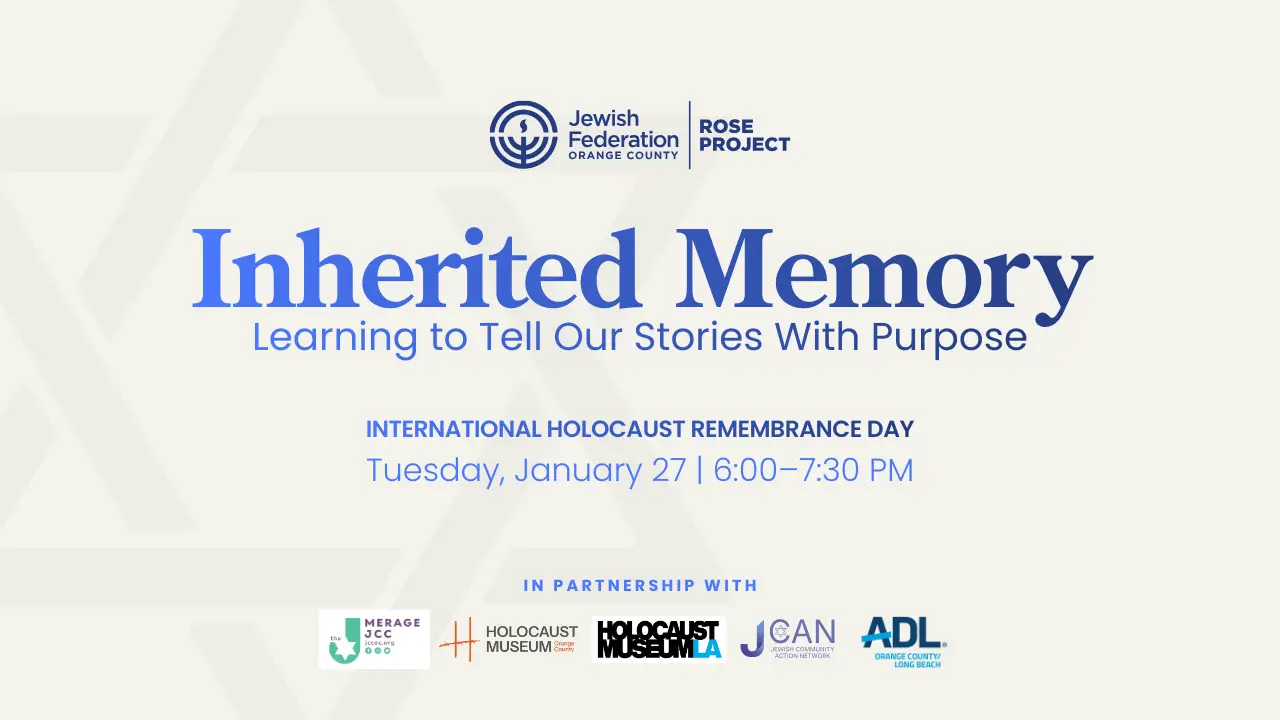 2026 Rose 1/27 International Holocaust Remembrance Day - Campaign