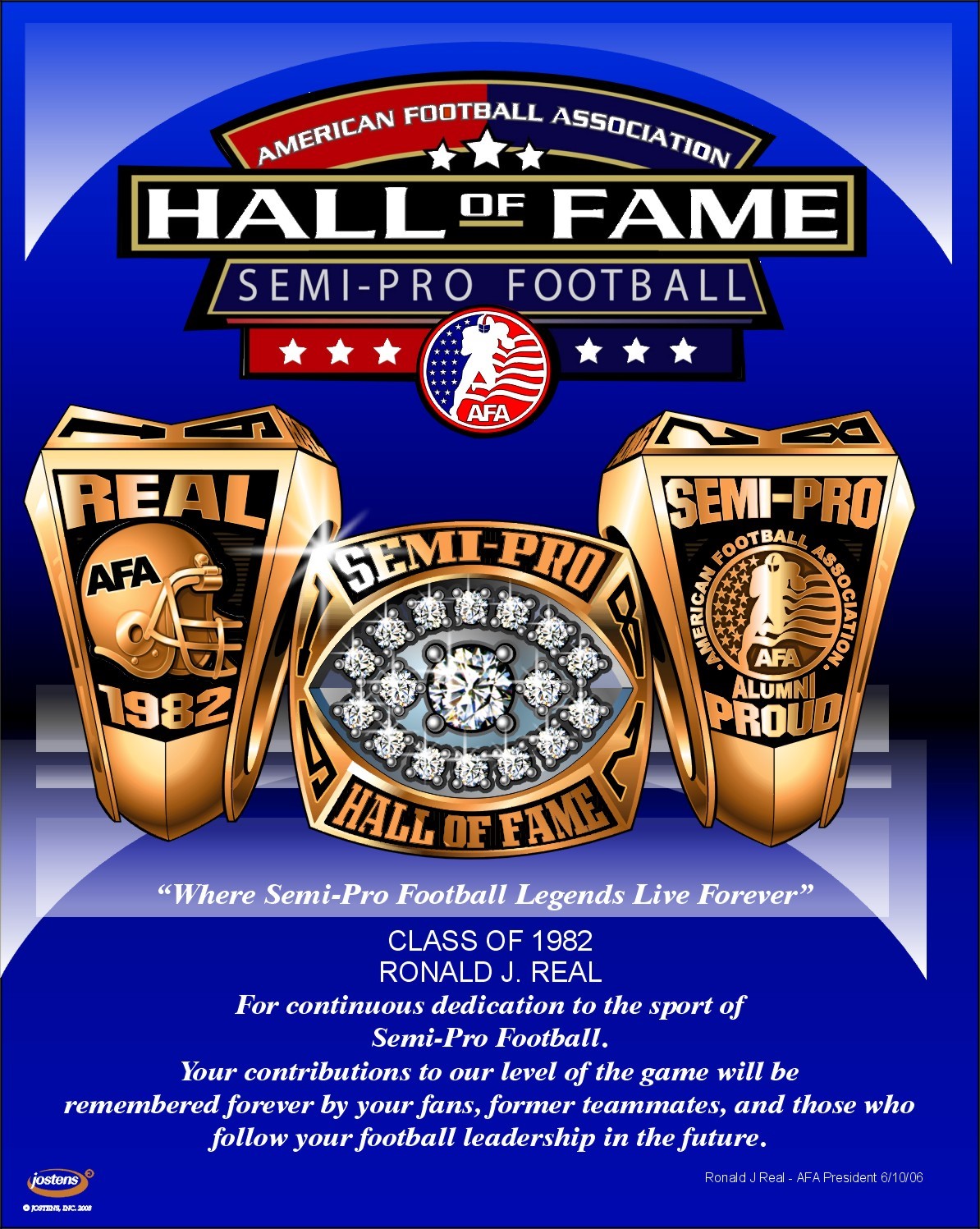 37th Annual American Football Association Hall of Fame Induction