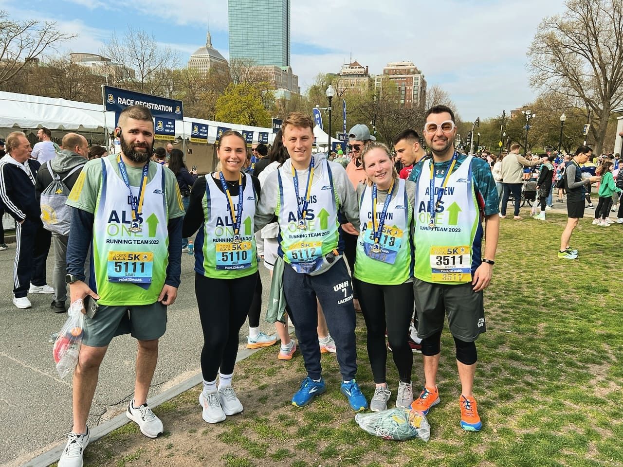 CHRISSY'S CREW ALS ONE 2024 BAA 5K TEAM Campaign