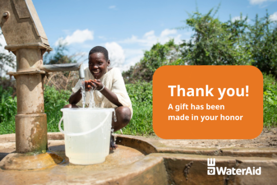 Donate to WaterAid