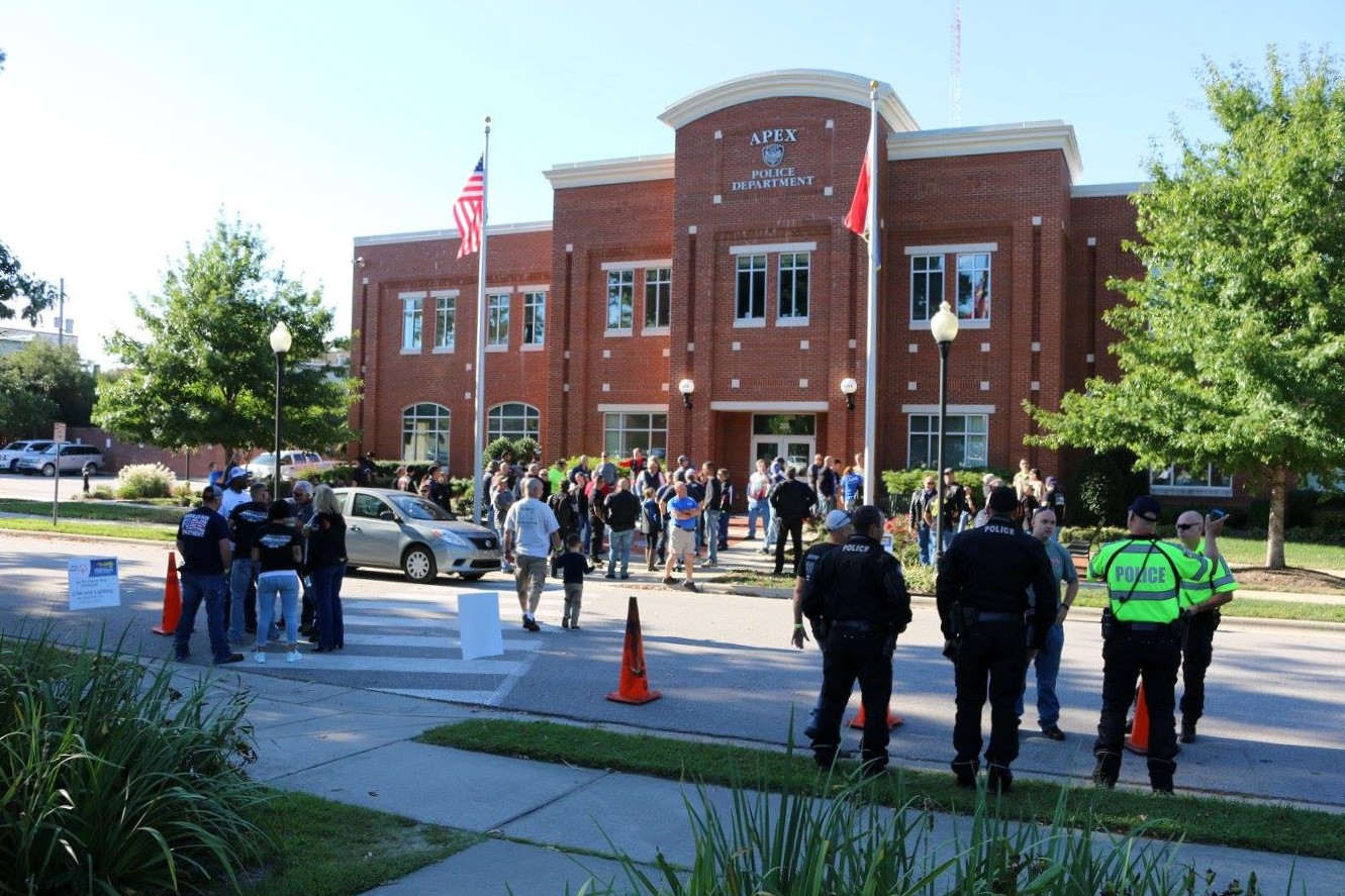 Apex Police Department S A Day Behind Handle Bars 19 Campaign