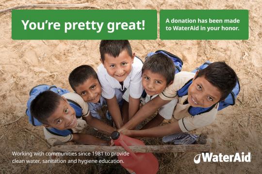 Donate to WaterAid and LDS Light the World campaign 2018