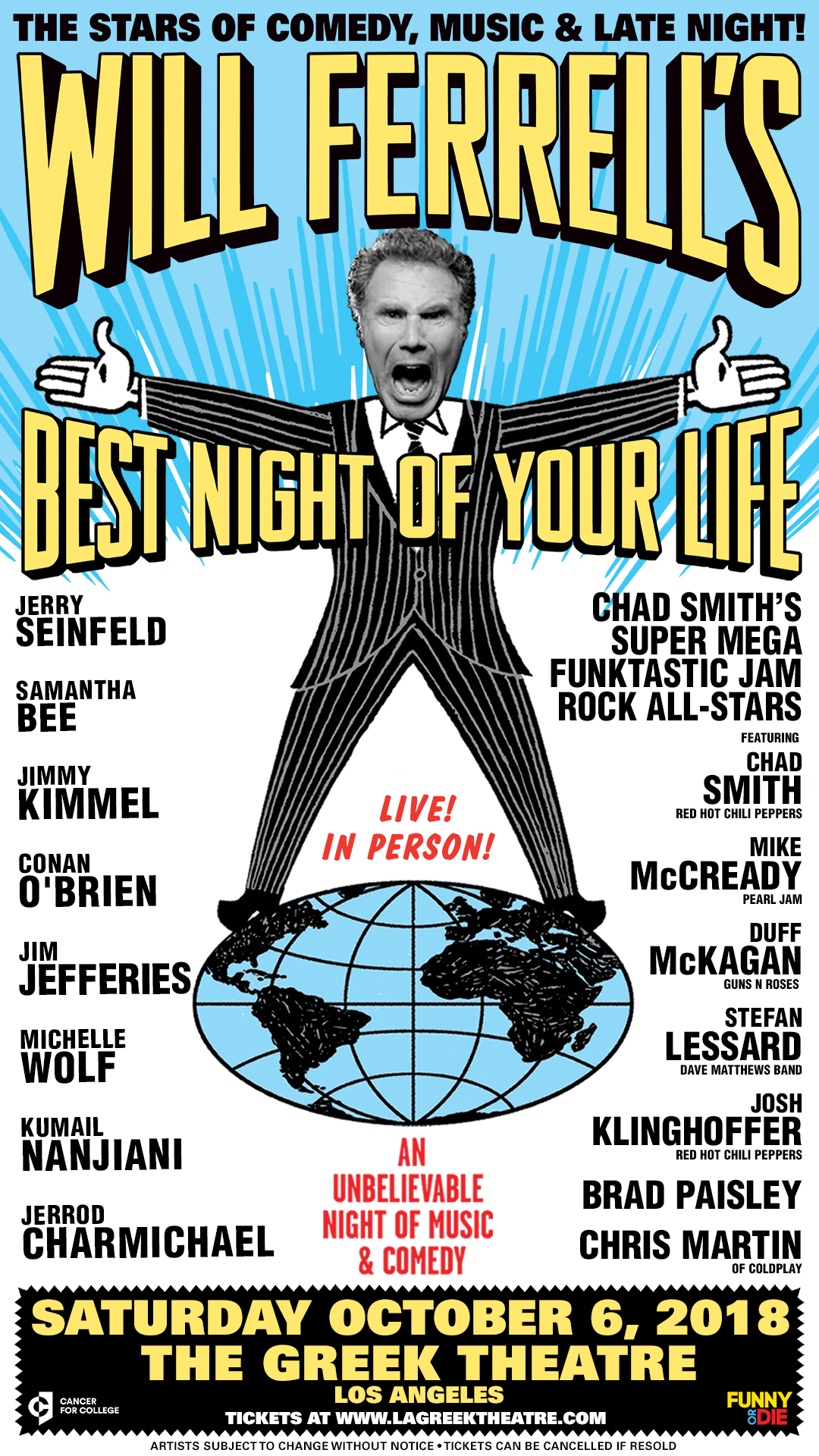 Will Ferrell's Best Night of Your Life Campaign
