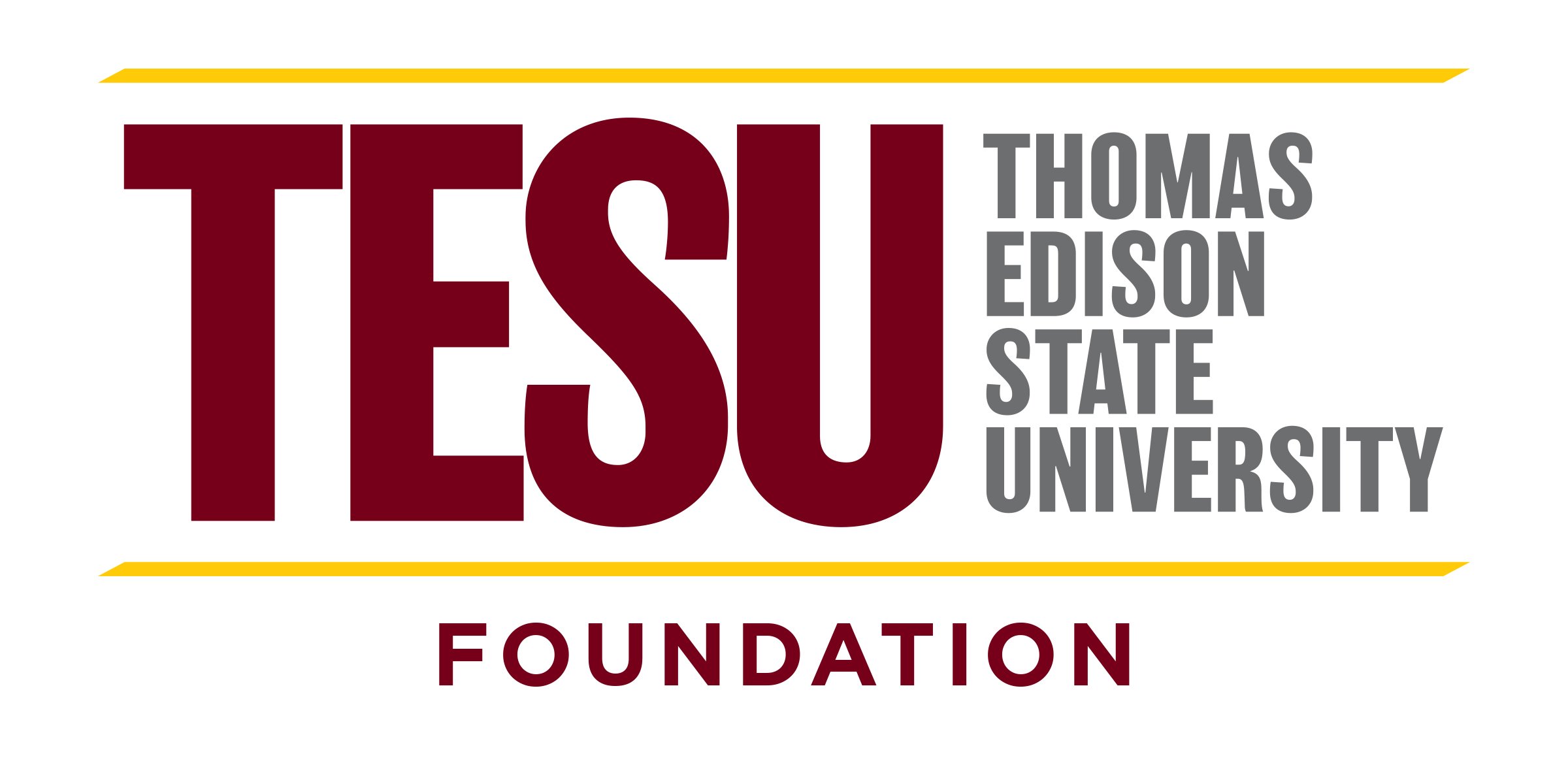 Thomas Edison State University Foundation logo logo