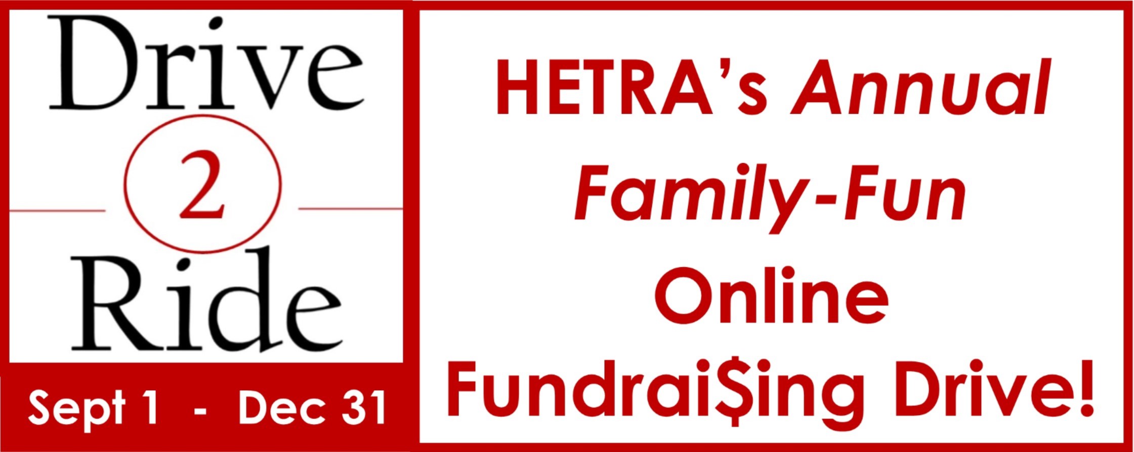 Drive 2 Ride Campaign