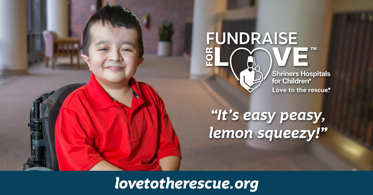 Alec Cabacungan's Fundraising Page For Shriners Hospitals For Children