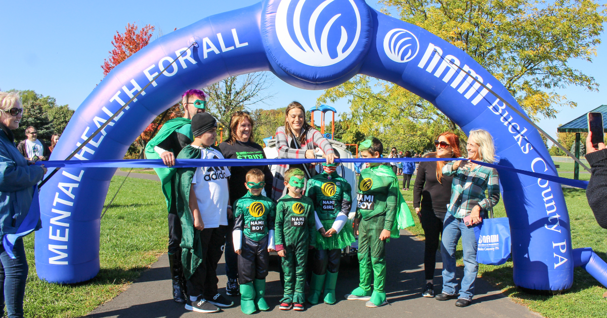 NAMI Stride for Mental Health Awareness 5K Walk in Warminster Community Park - Bucks County, PA