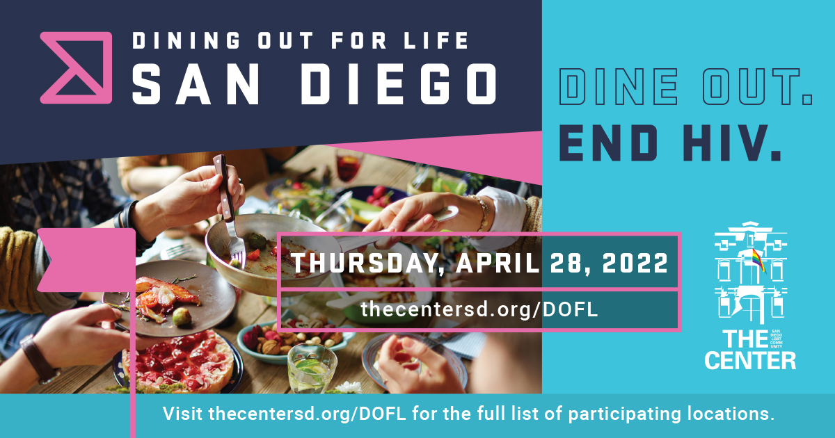 Dining Out For Life San Diego 2022 Campaign