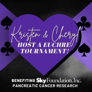 View Top Team - 'Kristen & Cheryl Host a Euchre Tournament!' team page using image