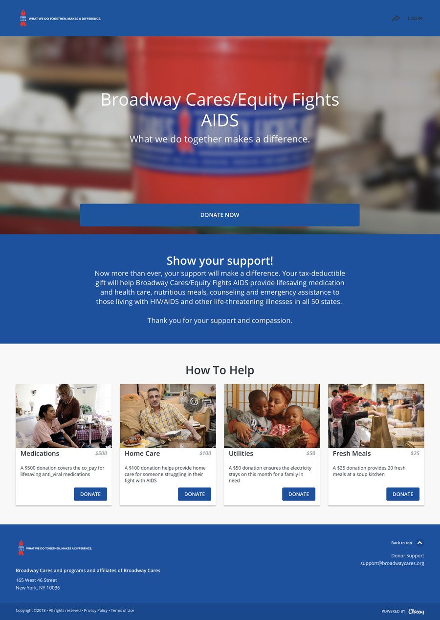 General Donations , a Crowdfunding campaign on Classy.org