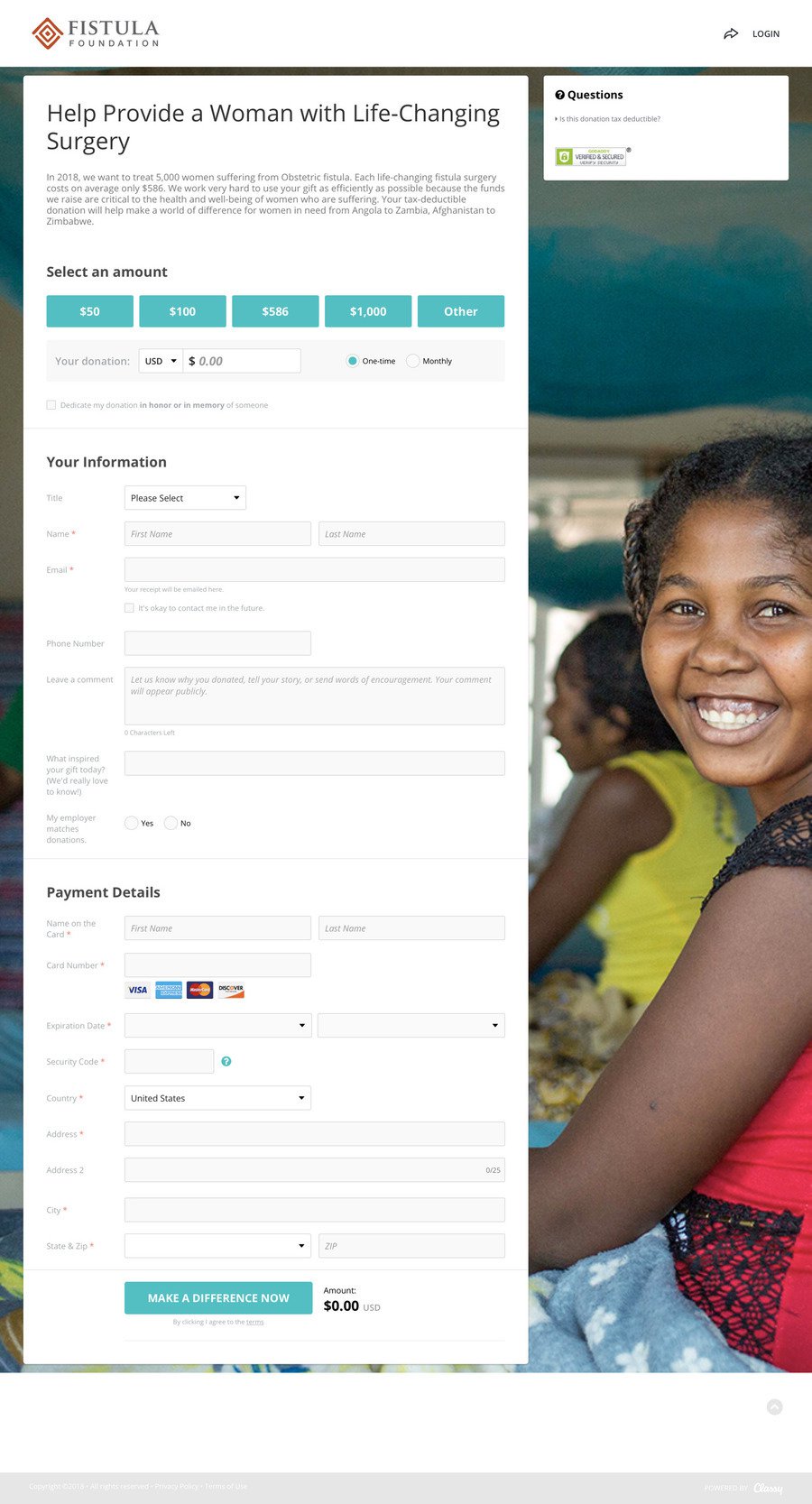General Donations for Paid Adwords , a Donation campaign on Classy.org