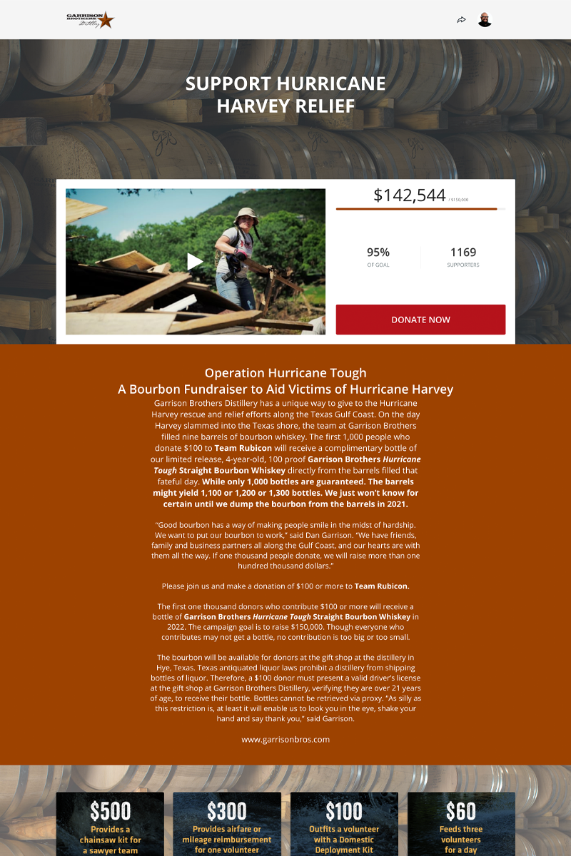 Team Rubicon’s Hurricane Harvey Relief Campaigncampaign image