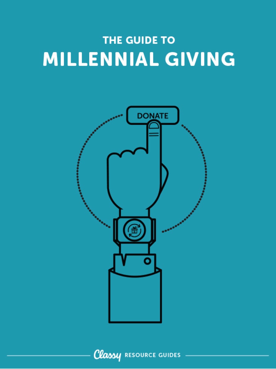 The Guide To Millennial Giving resource guide cover