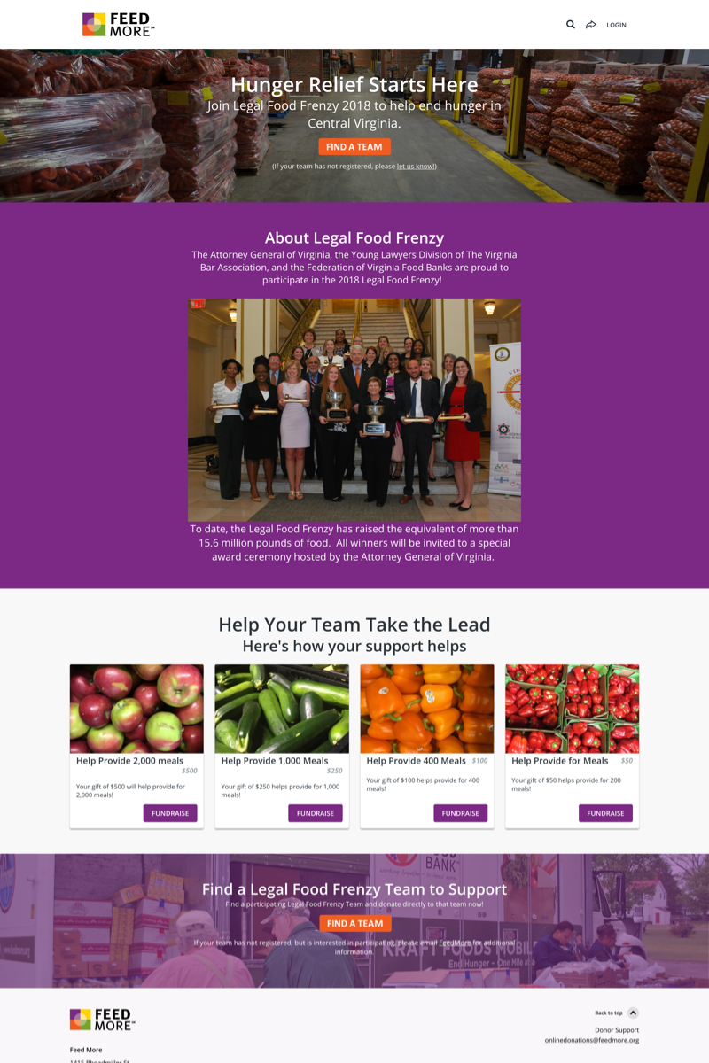 FeedMore’s Legal Food Frenzy Campaigncampaign image