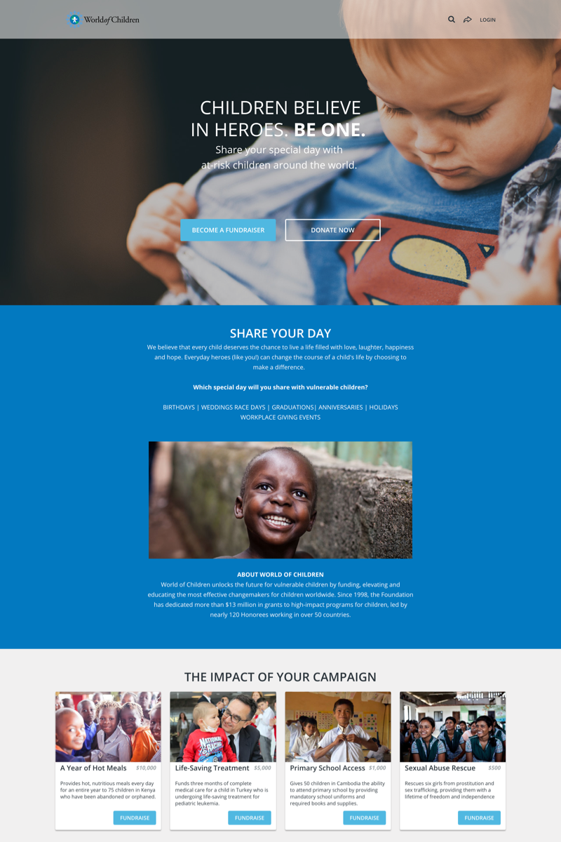 World of Children’s Share Your Day Campaigncampaign image