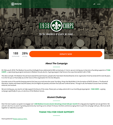 Forward Performing Arts’ 1938 Corps Alumni Campaignthumbnail