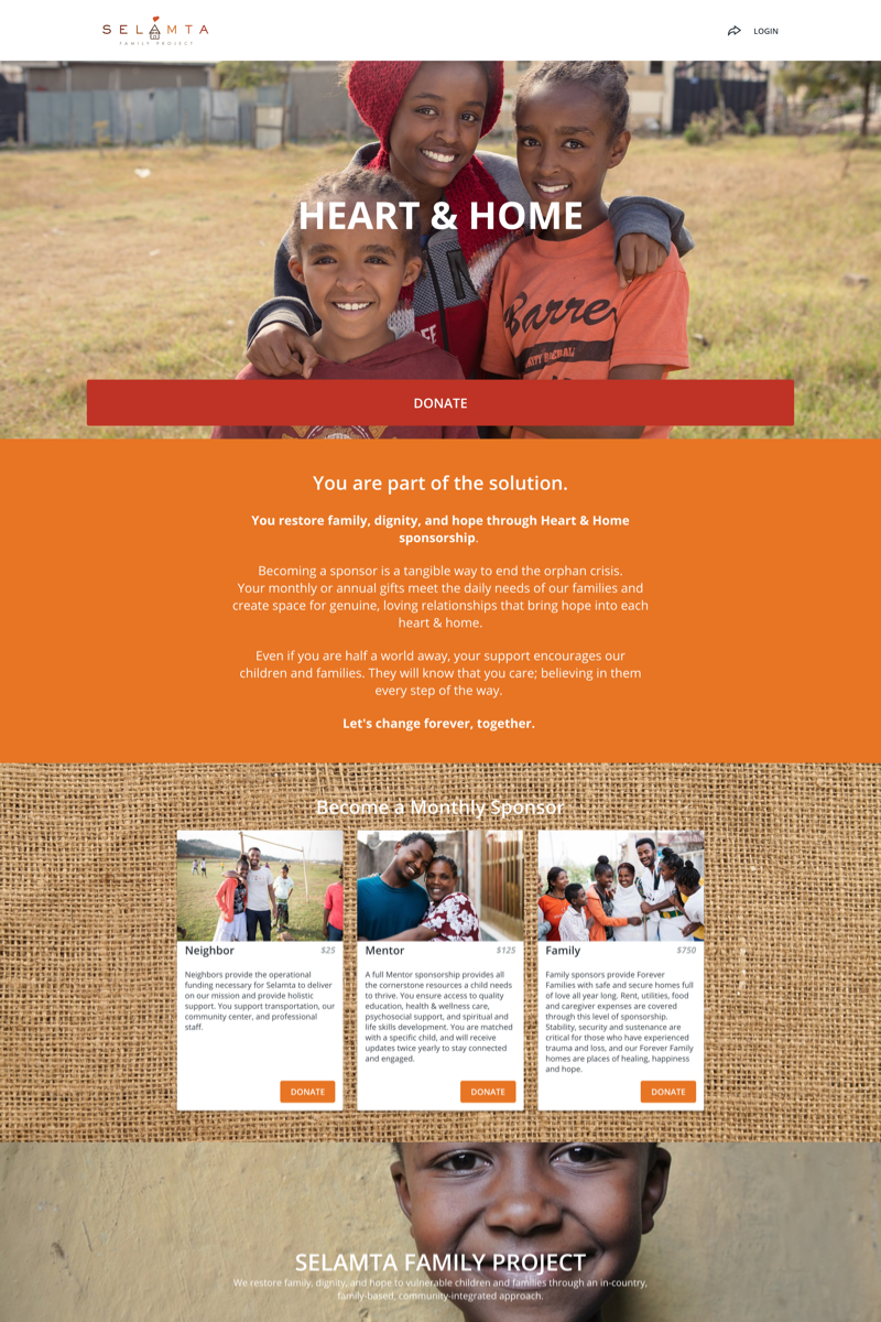 Selamta Family Project’s Heart and Home Campaigncampaign image