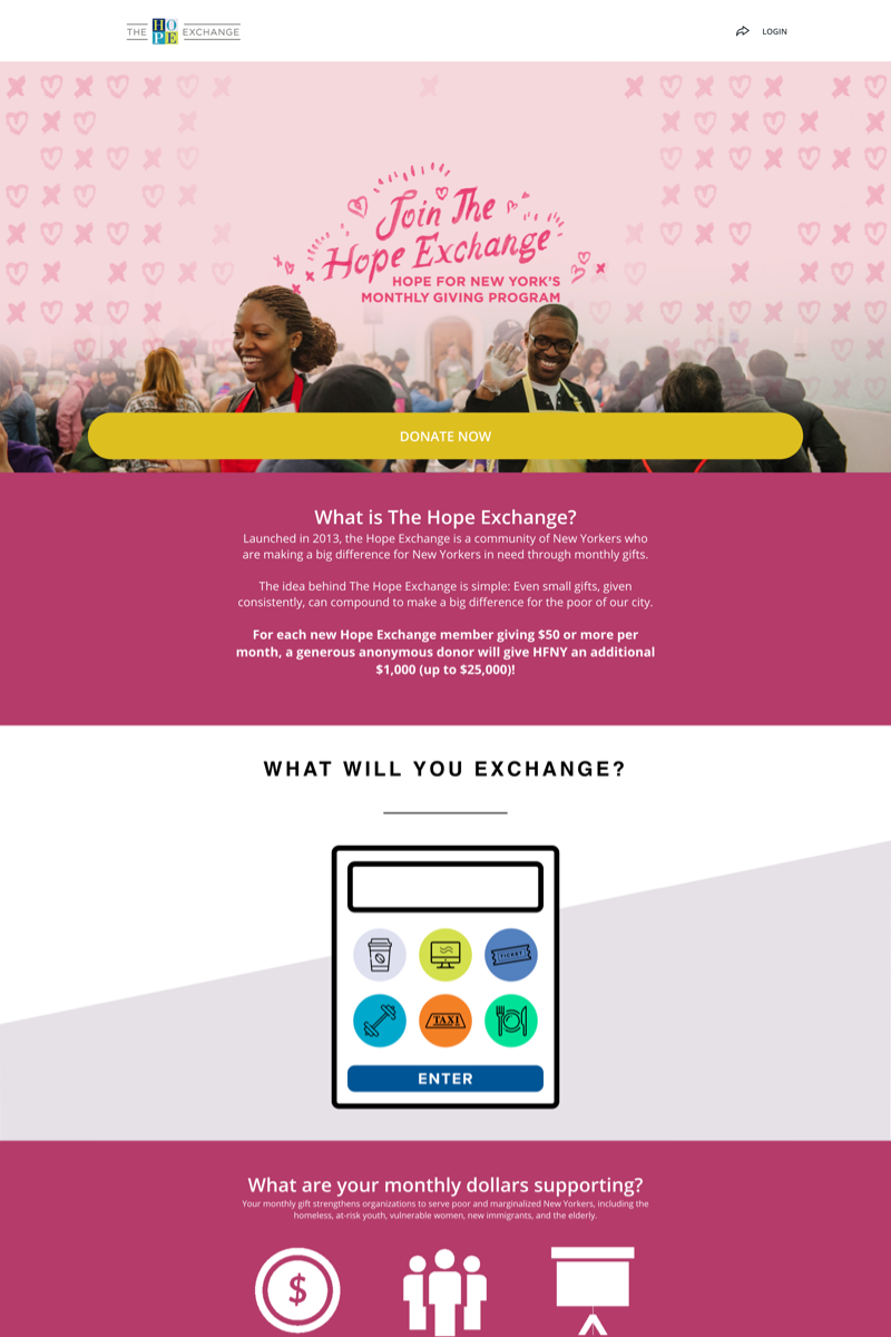 Hope for New York’s Hope Exchange Campaigncampaign image